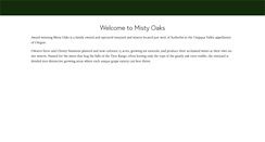 Desktop Screenshot of mistyoaksvineyard.com